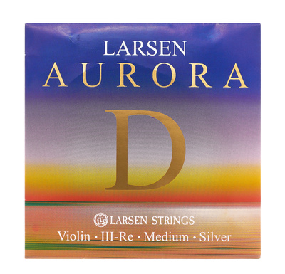 Larsen Aurora Violin D Silver Medium smuiko styga