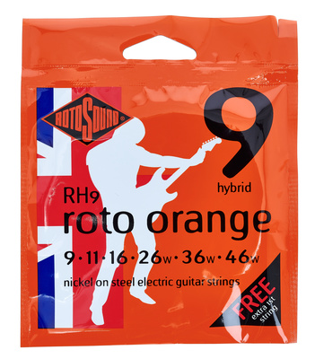 Rotosound RH9 Roto Oranges elektrinės gitaros stygos