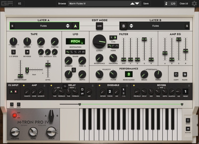 GForce M-Tron Pro virtualus instrumentas  