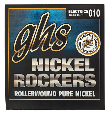 GHS Nickel Rockers R+RL .010-.046 elektrinės gitaros stygos
