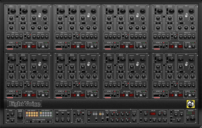 Cherry Audio Eight-Voice Synthesizer virtualus instrumentas