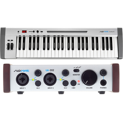 Swissonic UA-2x2 EasyKey komplektas USB garso sąsaja