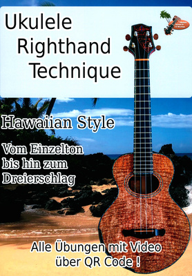 Ukulele lernen in 12 Wochen Ukulele Righthand Technique pažengusiųjų ukulelės mokomoji knyga