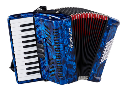 Startone Piano Accordion 48 Blue MKII pianinis akordeonas