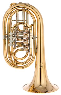 Krinner Bb-Bass Trumpet 4 valve GM raw bosinis trimitas  