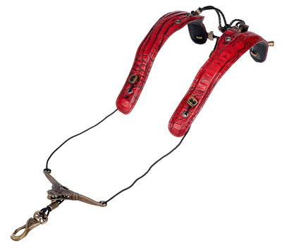 Balam Back Strap Premium Red B pučiamųjų diržas
