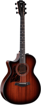 Taylor 324Ce LH V-Class Edgeburst kairiarankių akustinė gitara