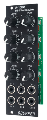 Doepfer A-138s VE Mini Stereo Mixer mikšerio modulis