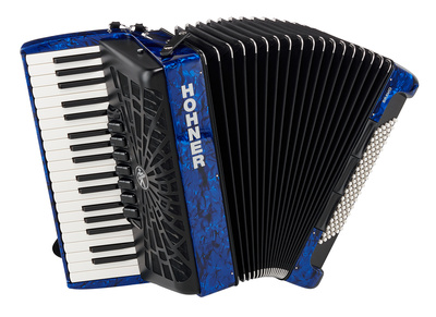 Hohner Bravo III 96 silent key blue pianinis akordeonas  
