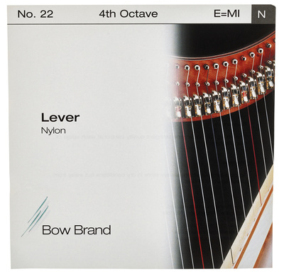 Bow Brand Lever 4th E Nylon String No.22 arfų styga  