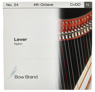 Bow Brand Lever 4th C Nylon String No.24 arfų styga