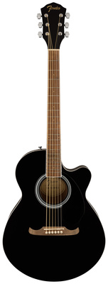 Fender FA-135CE Concert WN Black liaudiška akustinė gitara