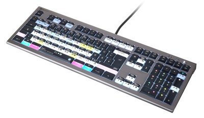 Logickeyboard Astra 2 Davinci Resolve DE Mac klaviatūra