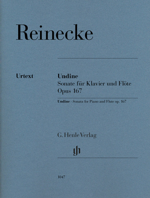 Henle Verlag Reinecke Flötensonate op. 167 klasikinė fleitos literatūra