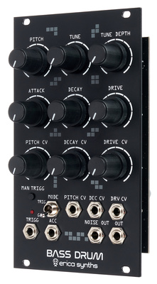 Erica Synths Bass Drum2 būgnų modulis