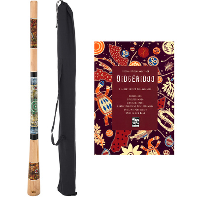 Thomann Didgeridoo Teak 130cm Set II didžeridu