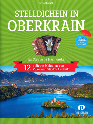Musikverlag Preissler Stelldichein in Oberkrain styrinės armonikos dainų knyga