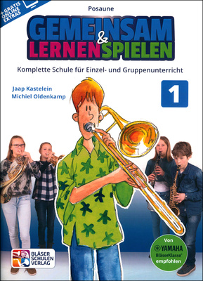 Bläser-Schulen-Verlag Gemeinsam Lernen 1 trombono mokomoji knyga  