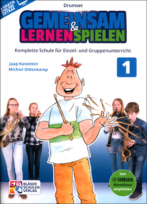 Bläser-Schulen-Verlag Gemeinsam Lernen 1 būgnų mokomoji knyga