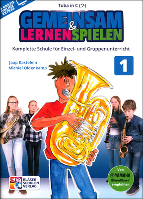 Bläser-Schulen-Verlag Gemeinsam lernen 1 tubas skolas mācību grāmata