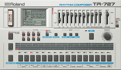 Roland Cloud TR-727 virtualus instrumentas