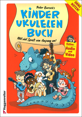 Voggenreiter Kinder-Ukulelenbuch ukulelės mokomoji knyga 