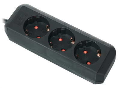 Brennenstuhl Eco-L 3 Way Split 1,5m BK multi lizdas