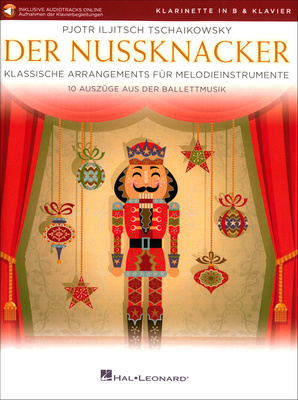 Hal Leonard Tschaikowsky Nussknacker KL klarneto literatūra