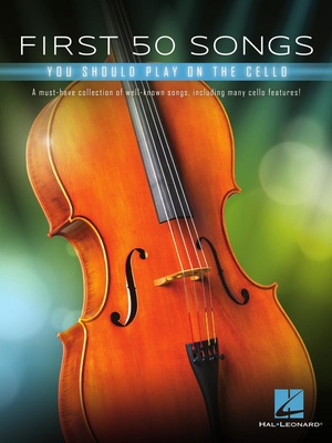 Hal Leonard 50 Songs You Should Cello dainų knyga violončelei
