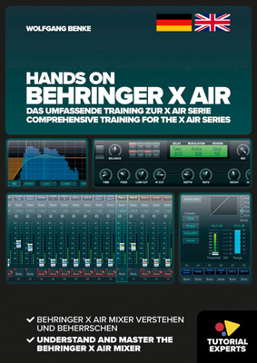 Tutorial Experts Hands On Behringer X Air studijos mokomasis vaizdo įrašas