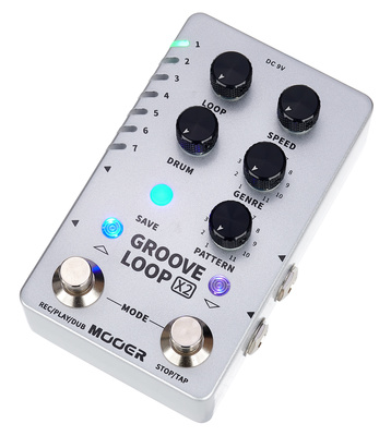 Mooer Groove Loop X2 looper pedalas