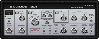 Cherry Audio Stardust 201 Tape Echo garso efektų programinė įranga