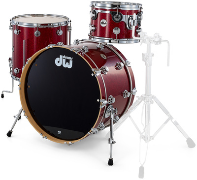 DW Finish Ply Set 1up1down Ruby aukščiausios klasės būgnų komplektas
