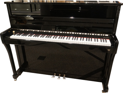 Seiler 116 Konsole Chrom pianinas  