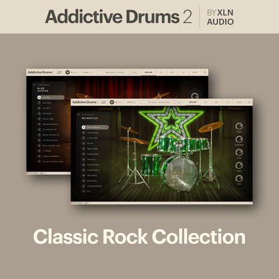 XLN Audio AD 2 Classic Rock Collection virtualūs instrumentai ir samplai