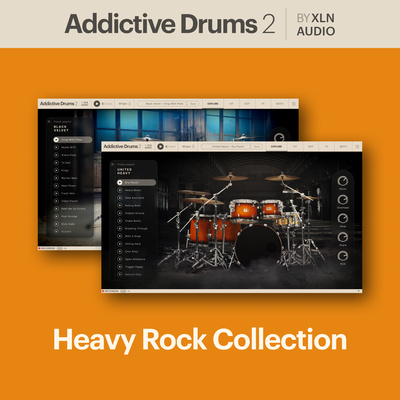 XLN Audio AD 2 Heavy Rock Collection virtualus instrumentų rinkinys