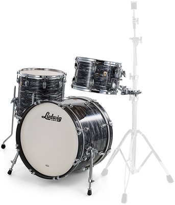 Ludwig Classic Maple Downbeat Black O būgnų korpusų komplektas