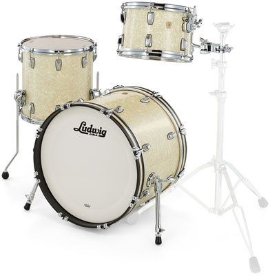 Ludwig Classic Maple Downbeat V.White būgnų korpusų komplektas