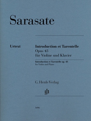 Henle Verlag Sarasate Introduction Op. 43 nošu izdevums vijolei