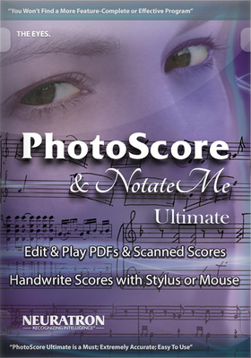 Neuratron PhotoScore & NotateMe Ultimate natų rašymo programinė įranga  