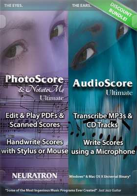 Neuratron PhotoScore/AudioScore Ultimate natų rašymo programinė įranga  