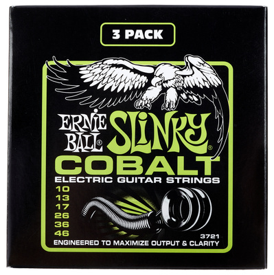 Ernie Ball 3721 3 Pack elektrinės gitaros stygos