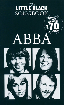 Wise Publications Little Black Book Abba natų knyga  