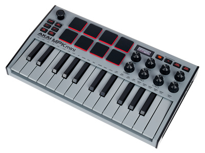 AKAI Professional MPK Mini MK3 Gray midi valdymo klaviatūra