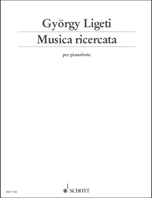 Schott Ligeti Musica ricercata klasikinė fortepijono literatūra