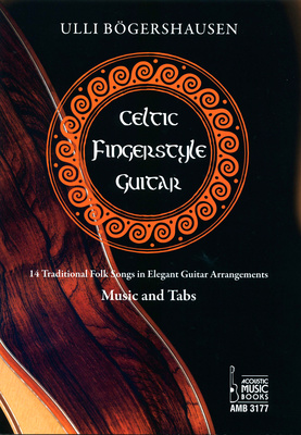 Acoustic Music Books Celtic Fingerstyle Guitar akustinės gitaros dainų knyga