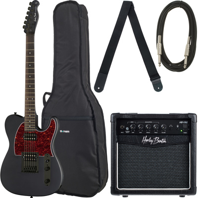 Harley Benton TE-20HH SBK Standard elektrinės gitaros komplektas