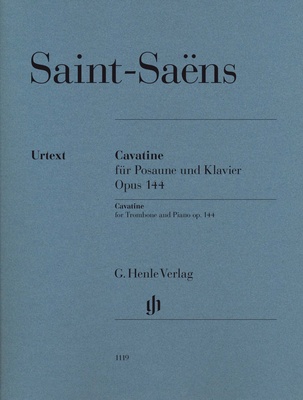 Henle Verlag Saint-Saëns Cavatine trombono kūrinys