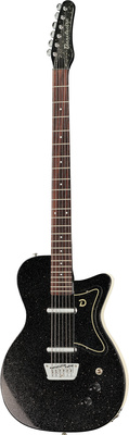 Danelectro 56 Baritone Black Metal Flake baritoninė gitara