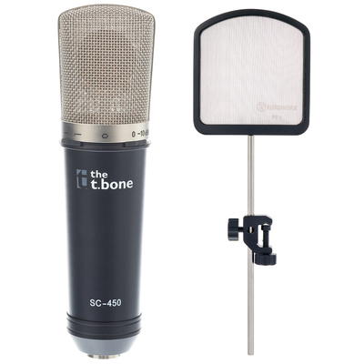 the t.bone SC 450 Popfilter mikrofono komplektas